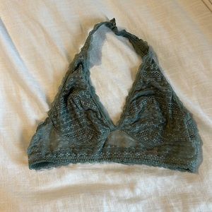 Victoria’s Secret Eucalyptus/Sage/Green Lined Lace Bralette